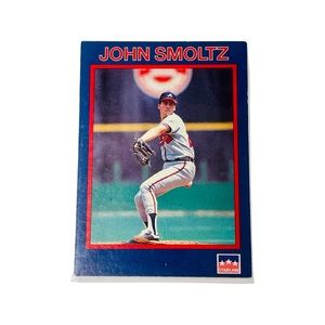 1990 Starline Long John Silver - #14 John Smoltz, Atlanta Braves